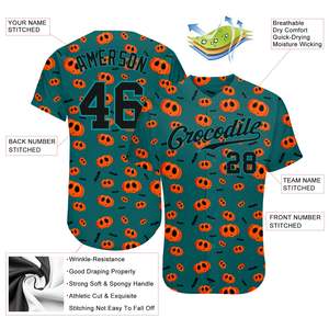 Personalizado sublimado nombre del equipo Logo Número de impresión ropa deportiva uniforme chaquetas mujeres hombres camisetas de béisbol - Product Image 3
