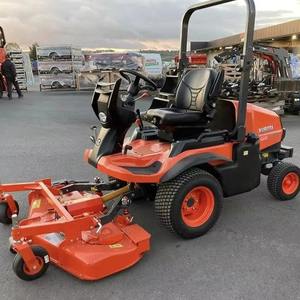 Orange Riding Lawn Mower Compact <b>Deck</b> <b>Brush</b> Cutter Gasoline Grass Mower 139cc 4-Cycle Engine 150L Rear Grass Box for Garden Farm - Product Image 2
