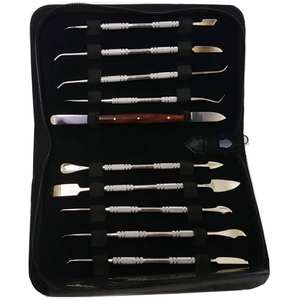 Kit d'instruments dentaires manuels de base en acier inoxydable de haute qualité Medzora, classe II chirurgicale, 12 pièces, garantie 1 an - Product Image 4