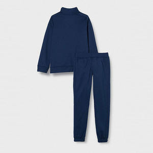 Ensemble de survêtement de jogging de sport uni décontracté d'hiver pour garçons/survêtement à fermeture éclair complète en polyester/coton pour enfants - Product Image 6