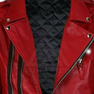High Quality Customized Color Winter Cow Skin Leather Motorbike <b>Jacket</b> Waterproof Windproof New Arrival - Product Image 5