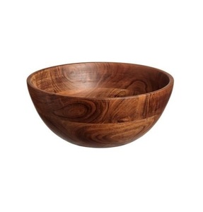 Bol à salade en bambou poli fait main de qualité supérieure, aspect naturel, décoration de table de luxe, décoration de mariage - Product Image 1