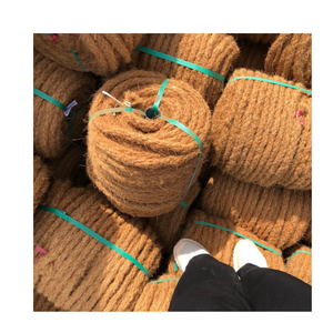 Cuerda de fibra de coco hecha a mano duradera para uso agrícola de jardín artesanal de fibra de cáscara de coco natural - Product Image 6