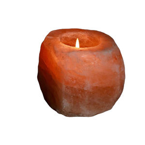 Bougeoirs à thé en sel de roche rose cristal naturel de meilleure qualité en gros Sel de l'Himalaya fabriqué avec de la cire de soja du Pakistan - Product Image 3
