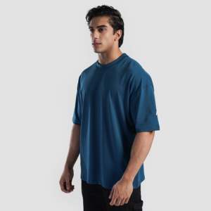 เสื้อยืด GA Prime Tee 2.0 สีเขียวอมฟ้า ผลิตจากผ้าเจอร์ซีย์คอตตอน 100% - Product Image 3