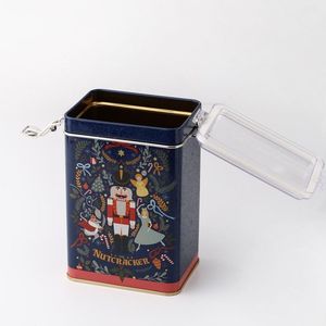 Kontensan Clara Casse-Noisette Festif et Fantaisiste avec Boîte de Rangement 75x100x150mm, Fermoir en Fil Métallique, Couvercle Transparent, Décorations de Noël Turques - Product Image 2