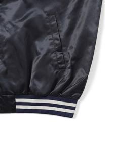 Chaqueta Universitaria de Cuero de Primera Calidad, Cómoda Chaqueta de Béisbol Universitaria de Satén, Impermeable, Estilo Invernal, con Forro de Piel, al por Mayor - Product Image 3