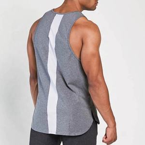 Custom Men Acid Wash <b>Black</b> Blank Oversized <b>Vest</b> 95% Cotton 5% Spandex Crewneck Screen Printing tank Tops - Product Image 5