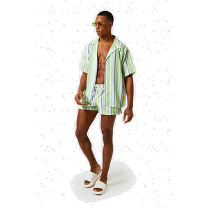 Conjuntos de 2 piezas con logotipo personalizado de verano para hombre, superventas, tejido de punto informal de etiqueta privada, servicio OEM transpirable, gran oferta - Product Image 4