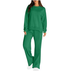 Ropa Casual Personalizada para Mujer, Sudadera con Capucha Extra Grande y Pantalones Deportivos, Conjunto de Joggers, Fabricantes OEM, Sudadera Gruesa - Product Image 5