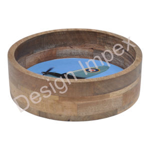 Cuenco de fideos de Pasta reutilizable Cuencos de frutas sostenibles decorativos de buena calidad Cuencos hechos a mano de esmalte alto con estampado personalizado único - Product Image 5