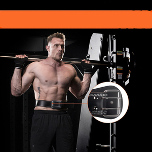 Cinturones de levantamiento de pesas de doble punta OEM de alta calidad con soporte antideslizante Diseño de logotipo personalizado Unisex - Product Image 3