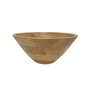 Bol à fruits en bois de forme ronde au design élégant fini naturel pour la maison de table et les hôtels bols de service pour la nourriture et les collations faits à la main - Product Image 2