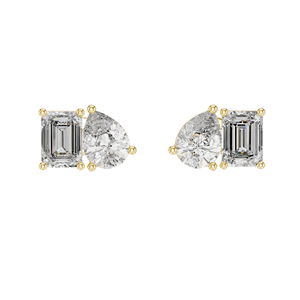 3.6 CT Lab-Grown Diamond Earrings for Women VVS-VS EF Clarity 18KT, 14KT, 10KT Gold & 925 Silver Rose, Yellow, White Gold - Product Image 3