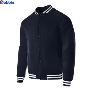 Blouson universitaire à capuche pour homme, personnalisé, haute qualité, style baseball, en toile de laine, grande taille, nouveau design, pour l'hiver - Product Image 2