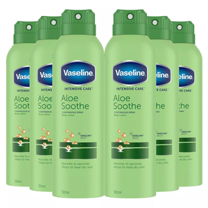 วาสลีน อินเทนซีฟ แคร์ สเปรย์โลชั่น อโล ซูธ 190 มล. - แพ็ค 6 ชิ้น - Product Image 1