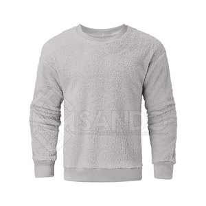 Sudadera de Primavera de moda hecha en el mejor Material Color personalizado Superventas Hombres Sherpa sudadera Over Size Pullover - Product Image 4