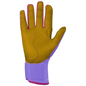 Guantes de bateo de cuero de alta calidad para jóvenes y adultos Colores y logotipos personalizados para bateo de béisbol y softball - Product Image 2