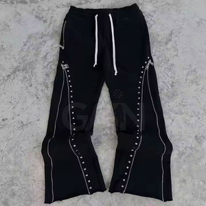 Survêtement décontracté à capuche pour homme grande taille personnalisé avec strass - Séchage rapide, respirant, faible MOQ, plusieurs couleurs, fabricant pakistanais - Product Image 4
