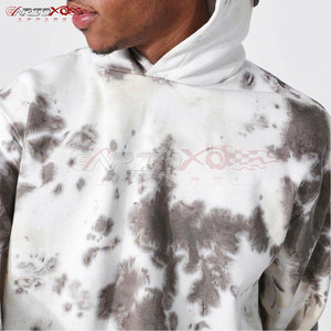 Basics Sudadera con capucha para hombre con aspecto teñido a mano con efecto de tinte de corbata multitono Color Splash Basics Mens Tie Dye Hoodie - Product Image 4