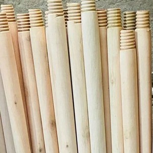 Factory Direct Durable Simple Wooden Broom <b>Stick</b> Household Floor Cleaning Tool NO Coated PVC Vanish Brand M.I.T VIET NAM Model - Product Image 4