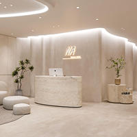 Meubles de salon, station de beauté, présentoir LED, présentoir extérieur, présentoir à parfums, vitrine, présentoir personnalisé pour maquillage et ongles