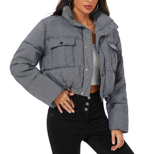 Chaquetas Acolchadas de Plumón Ligeras y Cortavientos para Mujer, Chaquetas de Invierno Acolchadas y Ajustadas Personalizadas - Product Image 6