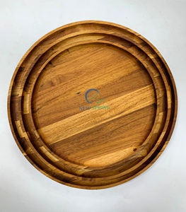 Bandejas de Servir de Madera de Teca Ecológicas con Logotipo Personalizado |   Fabricante de Vietnam - Product Image 2