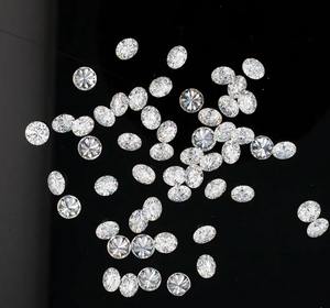 Diamante de moissanita de tamaño cuerpo a cuerpo pequeño ovalado blanco personalizado tamaño de 1,20 a 2 MM disponible y otras joyas de diamantes - Product Image 2