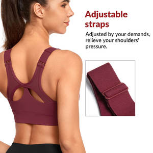 Soutien-gorge de sport respirant pour femmes Soutien-gorge de sport au design unique pour femmes Vente en gros OEM à séchage rapide Soutien-gorge de sport pour femmes - Product Image 5