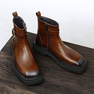 รองเท้าหนังวัวแท้สไตล์อิตาลีสำหรับผู้ชาย รองเท้าอ็อกซ์ฟอร์ดแบบทางการสำหรับธุรกิจ พร้อมพื้นรองเท้าลดความเมื่อยล้าสำหรับใส่ทำงานในออฟฟิศ - Product Image 2