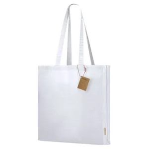 Borsa Tote in Cotone Riciclato Lovarin, Gadget Sostenibile, Articolo Promozionale Ecologico - Product Image 6