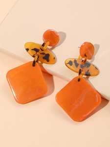 Boucles d'oreilles pendantes de luxe en résine, style hip-hop, design personnalisé, colorées, tendance, imitation perle, fournisseur indien, mariages - Product Image 3