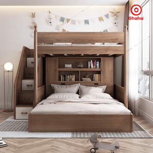 Ohaha Premium Modern Smart <b>Bunk</b> <b>Bed</b> - GTHD022 - Product Image 1