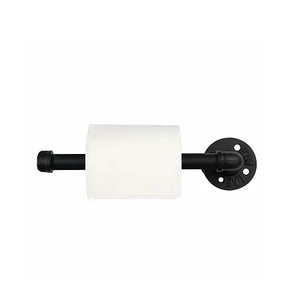 Luxury Antique <b>Black</b> Stainless Steel Toilet Roll Holder <b>Paper</b> Storage Traditional Design for Home Bathrooms Toilet <b>Paper</b> Holder - Product Image 1