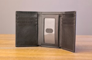 Genuine Waxed Leather <b>Trifold</b> <b>Men</b> Pocket <b>Wallet</b> With Several Card Comparts Multiple Designs Available in Store Custom LTW-0023B - Product Image 2
