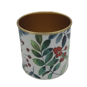 Juego de 3 Macetas Metálicas Modernas Ecológicas, Adhesivo Decorativo Esmaltado, Macetas Pequeñas para Jardín, Decoración de Mesa para Interiores del Hogar - Product Image 1