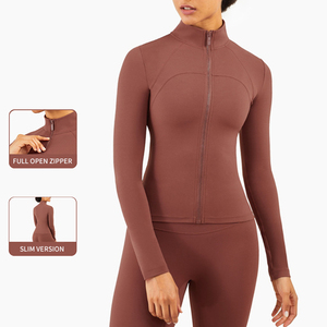 New Equestrian <b>Jackets</b> Women Slim Fit Stretchy Breathable Track <b>Suit</b> Zip up Long Sleeve Horse Riding Gym Fitness Athletic Tops - Product Image 3