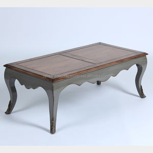 Mesa de Centro Moderna para Sala de Estar Estilo Indonesio No. 7305, Tamaño 110x55x40cm, Madera de Caoba Antigua de Alta Calidad - Product Image 5