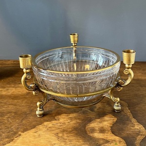 เทียนหอมจากขี้ผึ้งถั่วเหลืองในโถแก้วตกแต่งด้วยทองเหลืองและอะลูมิเนียม เหมาะสำหรับโรงแรม บ้าน และตกแต่งโต๊ะ - Product Image 5