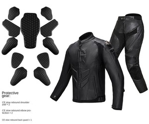 Traje de Carreras de Motociclismo de Cuero Transpirable Personalizado, de Primera Calidad, Resistente al Viento e Impermeable, Ropa de Carreras de Autos y Motos con Estampado - Product Image 1