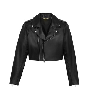 Chaquetas de Cuero para Mujer al por Mayor, de Alta Calidad, Modernas, Transpirables, Diseño Invernal, Chaquetas de Cuero Personalizadas - Product Image 1