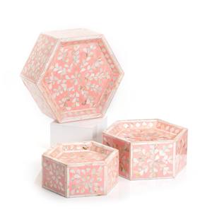 Juego de exhibición de mesa de postres de lujo con Incrustaciones de nácar y soporte para cupcakes de fábrica - Product Image 5