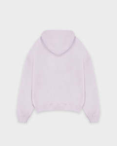 Haute qualité bouffée impression Logo surdimensionné épais lavande sweats à capuche unisexe poids lourd manches longues 100% coton pull à capuche hommes - Product Image 5