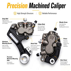 JFG Rear <strong>Brake</strong> <strong>Caliper</strong> with Bracket Front <strong>Brake</strong> <strong>Caliper</strong> for Surron Ultra Bee Motorcycle Parts - Product Image 4