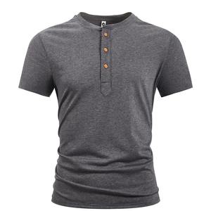 Haute qualité 100% coton hommes T-Shirt en gros recadrée classique grande taille manches courtes respirant tricoté tissu - Product Image 4