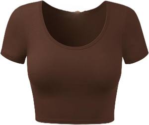 เสื้อครอปสตรีน้ำหนักเบาเสื้อครอปท็อปสไตล์ใหม่ล่าสุดราคาไม่แพง - Product Image 1