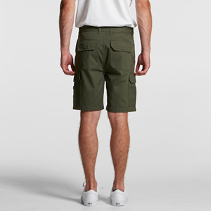 Men's Custom Made Logo High Quality Comfort Fabric Pure Cotton Summer Street Wear Cargo Shorts - Product Image 5