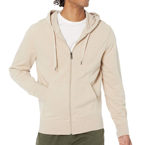 Custom Made Logo High Quality Fleece Zipper Hoodie Make Your Basics Cotton <b>Blended</b> And Logo Fleece Zipper Hoodies For Man - Product Image 6