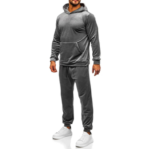 Hombres Nueva Moda Último Diseño Pullover Sudaderas con capucha y Joggers Conjuntos Chándales Personalizados Deportes Ropa Atlética Trajes de chándal para hombres - Product Image 5